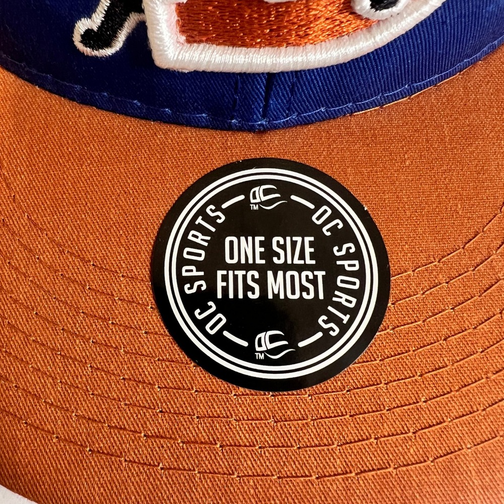 Durham Bulls MiLB Hat OC Sports Blue Orange Bull Durham Alliance Theatre NWT - Picture 2 of 6